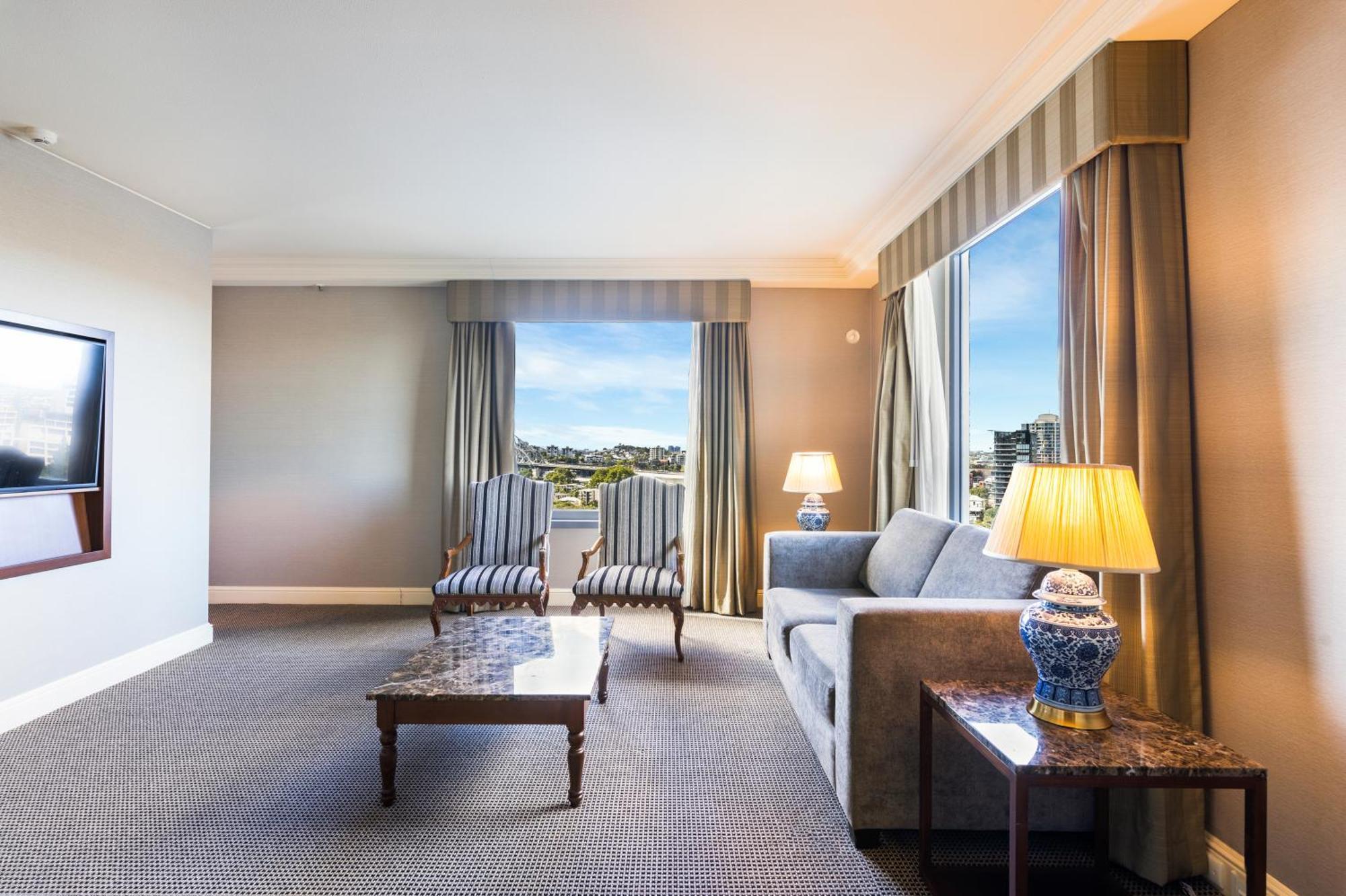 فندق ستامفورد بلازا بريسبان بريزبين المظهر الخارجي الصورة A suite at the hotel