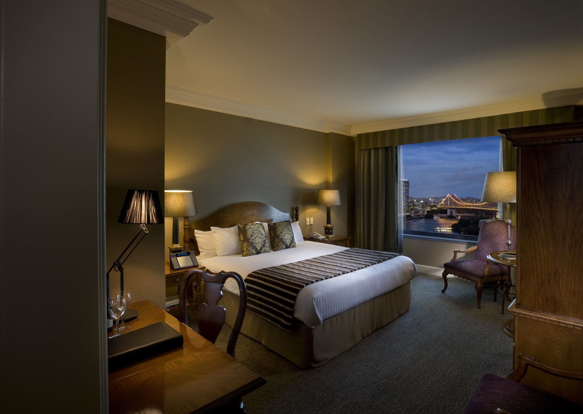 فندق ستامفورد بلازا بريسبان بريزبين الغرفة الصورة A bedroom at the hotel
